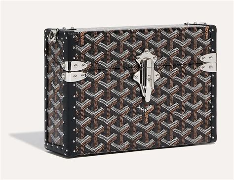 goyard cassette trunk|Goyard trunk bag.